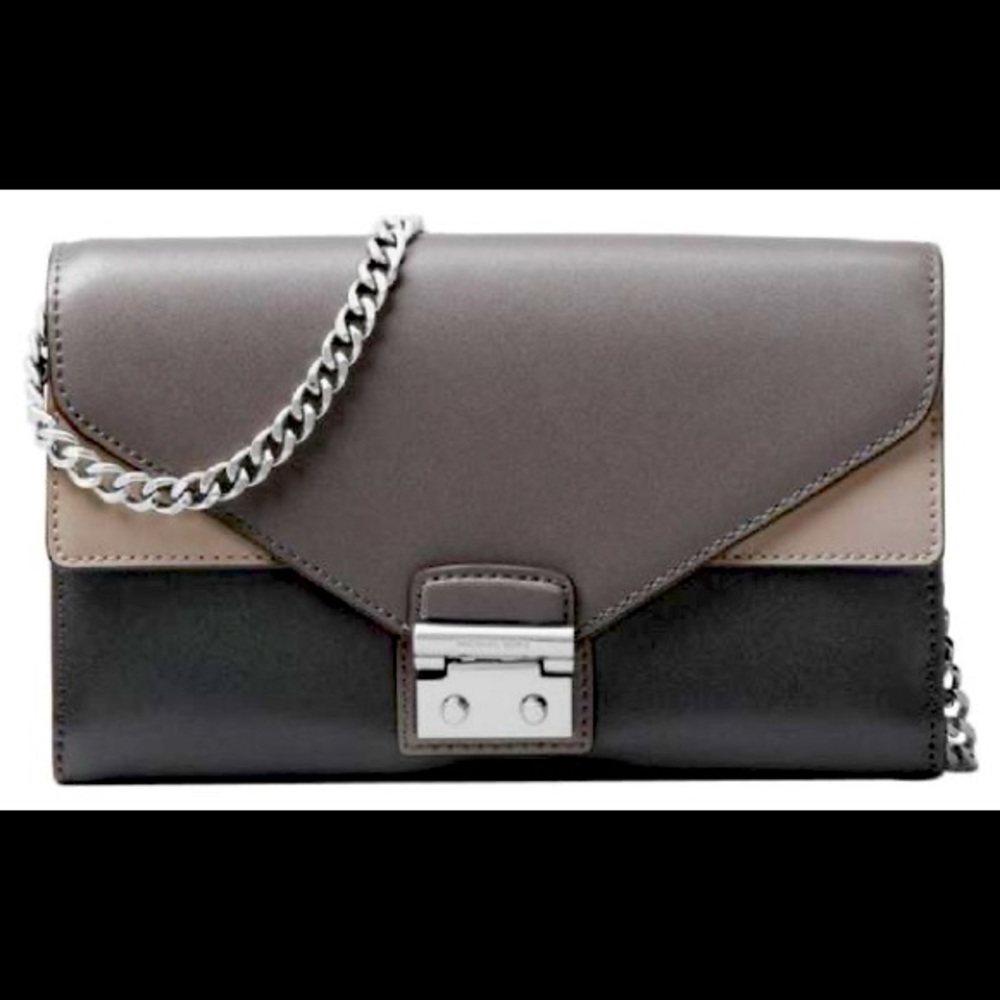 Michael Kors Sloan Tri-Colored Chain Purse